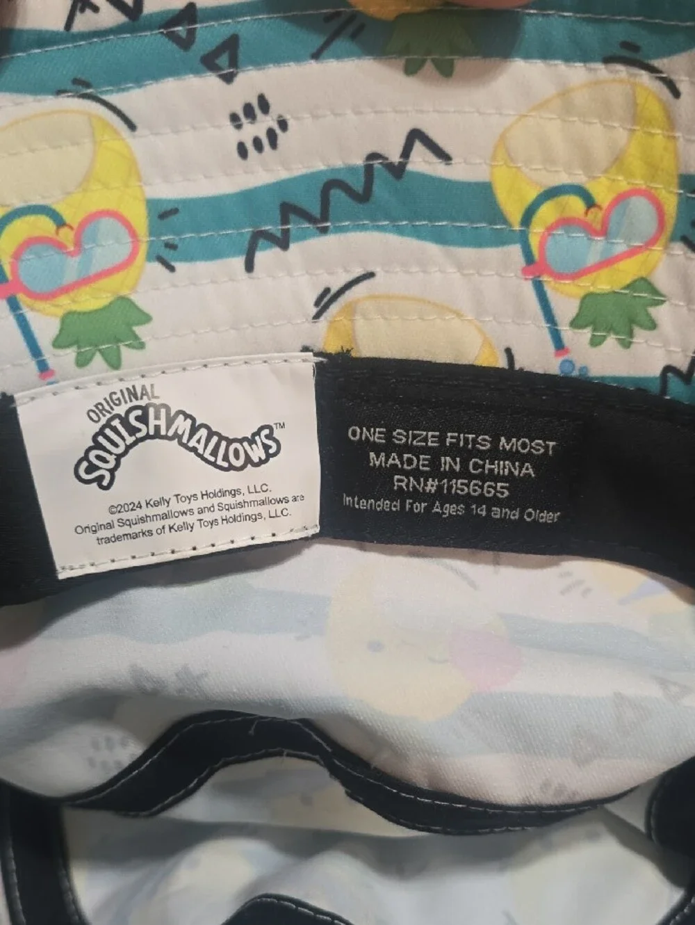 Squishmallows Maui Pineapple Bucket Hat